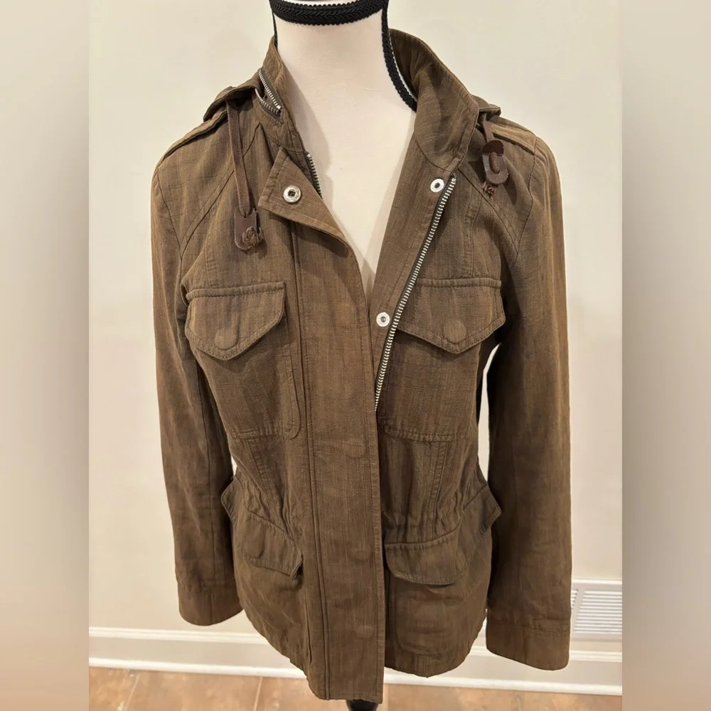 New Haven by Madewell Brown Women's Utility Jacket 100% Cotton, S